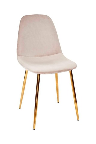 2 chaises Royal - Gris et doré