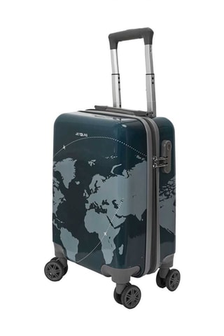 Valise cabine Monde  - Gris