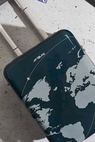 Valise cabine Monde  - Gris