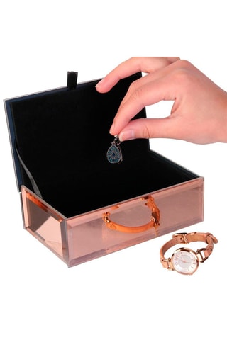 Boîte à bijoux - Doré rose