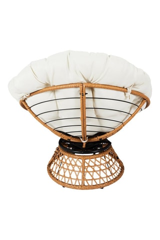 Fauteuil Cancun - Marron et blanc