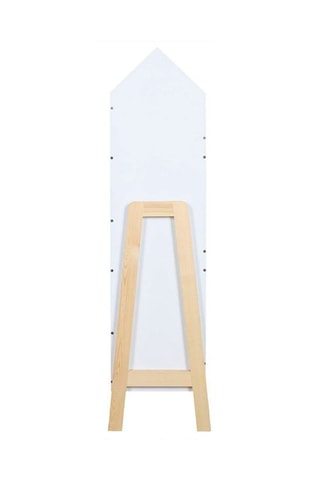 Bibliothèque Gabriel - Blanc et imitation bois