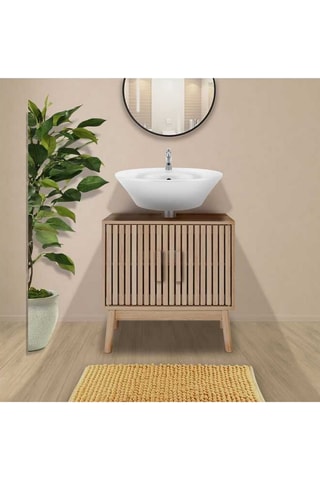 Meuble de salle de bain sous vasque Klaus - Naturel