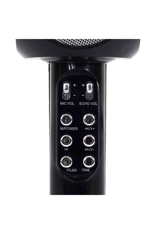 Micro Karaoké Led sans fil - Noir