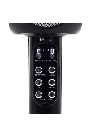 Micro Karaoké Led sans fil - Noir