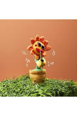 Peluche fleur dansante