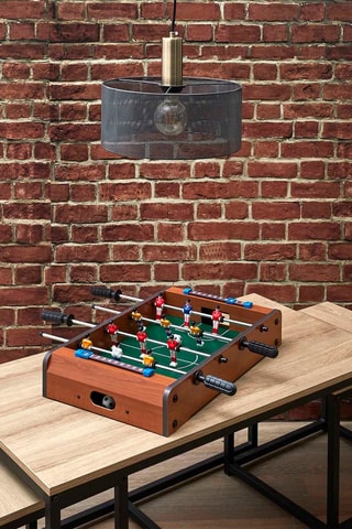 Babyfoot de table en bois - Naturel