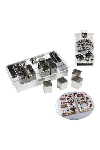 Moule à cake et 12 cubes - 13 pièces