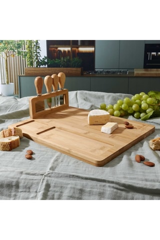 Planche à fromage en bambou  - 36 x 2 x 28 cm