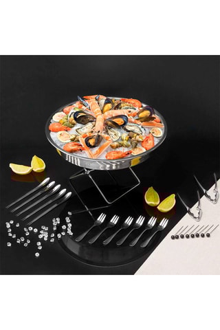 Plateau de service fruits de mer - 22 accessoires