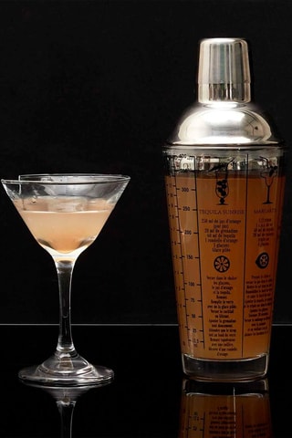 Shaker avec recettes en verre borosilicate - 450 ml