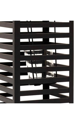 Lanterne Black Forest - 12 x 24 x 12 cm - Noir