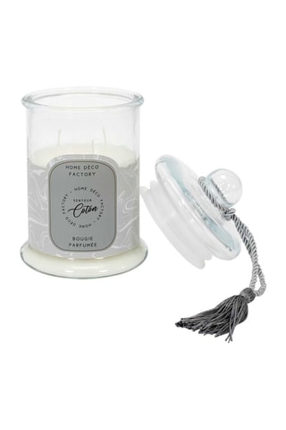 Bougie parfumée bonbonnière - Fleur de coton