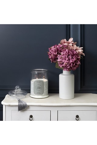 Bougie parfumée bonbonnière - Fleur de coton