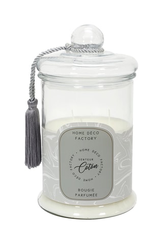 Bougie parfumée bonbonnière - Fleur de coton