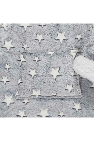 Sweat à capuche phosphorescent - Gris