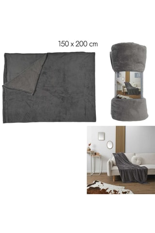 Plaid - Gris - 150 x 200 cm