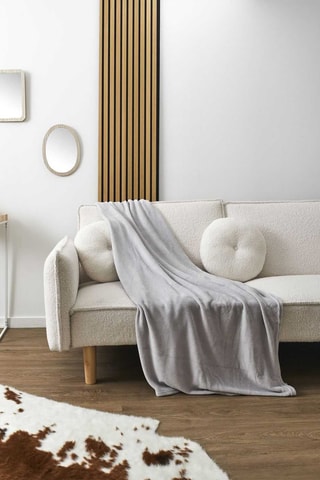 Plaid - Gris clair - 150 x 1 x 200 cm