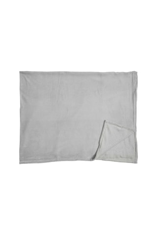 Plaid - Gris clair - 150 x 1 x 200 cm