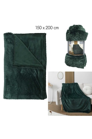 Plaid - Vert sapin - 150 x 200 cm