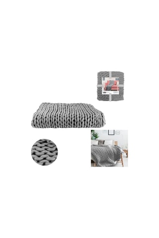 Plaid - Gris - 120 x 150 cm