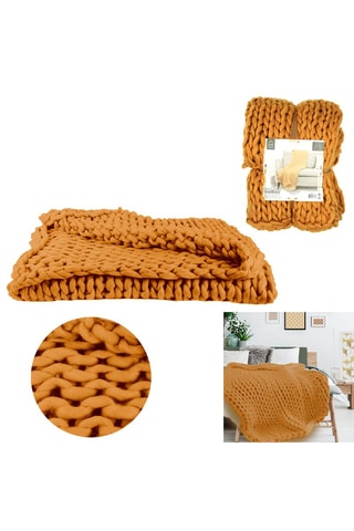 Plaid - Jaune - 120 x 150 cm