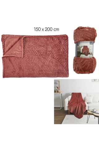 Plaid - Orange - 150 x 200 cm