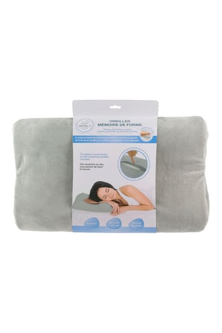 Oreiller à mémoire de forme - Blanc