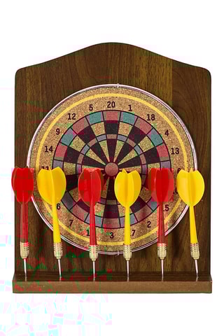 Jeu de fléchette en pin – 25 x 21 x 4 cm