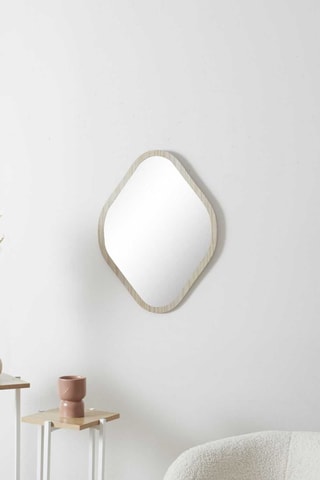 Miroir - 44 x 60 x 1 cm - Naturel