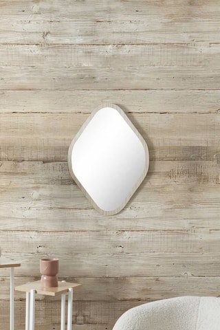 Miroir - 44 x 60 x 1 cm - Naturel