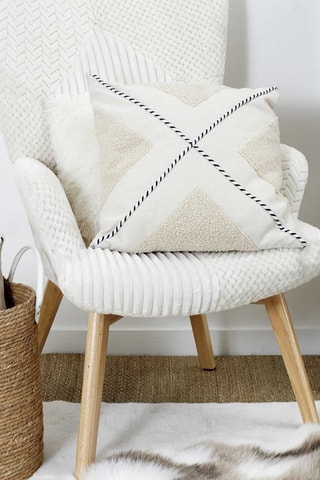 Coussin - Beige - 40 x 10 x 40 cm