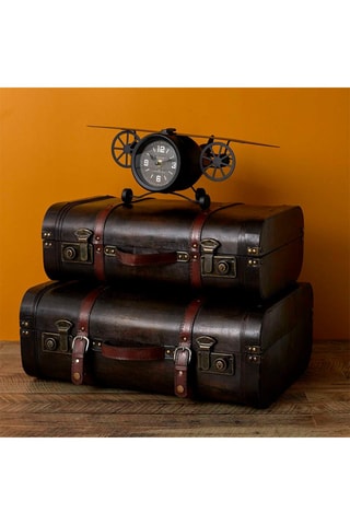 2 malles vintage - Marron