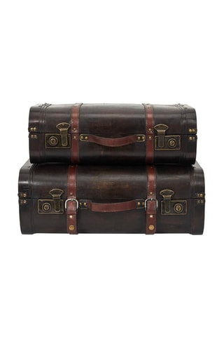 2 malles vintage - Marron