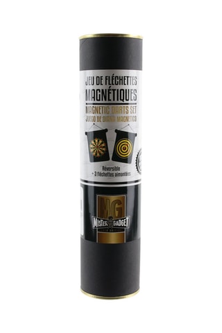 Jeu de fléchettes magnétiques - 28,4 x 35,5 cm - Noir et jaune