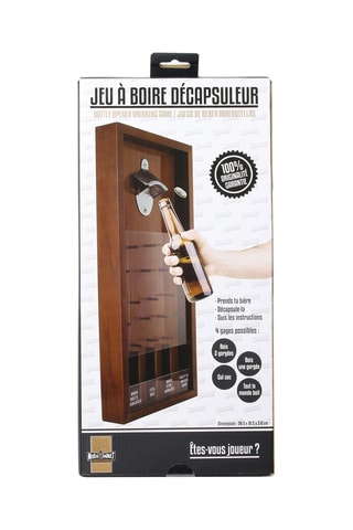 Jeu à boire Décapsuleur -  Naturel