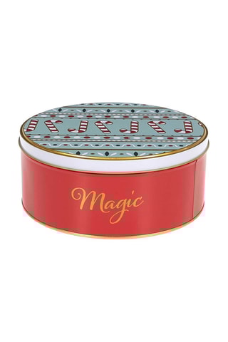 3 boîtes rondes - Rouge