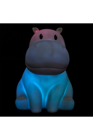 Lampe veilleuse hippopotame LED - Gris