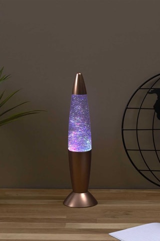 Lampe LED à paillettes - 
Cuivre