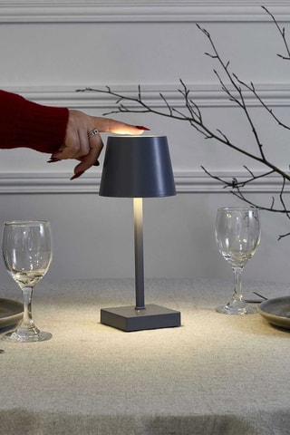 Lampe à poser tactile LED - Gris