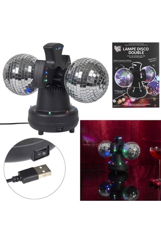 Lampe disco LED - Noir
