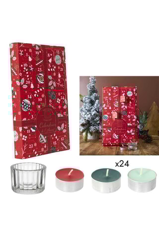 Calendrier de l'avent - Rouge