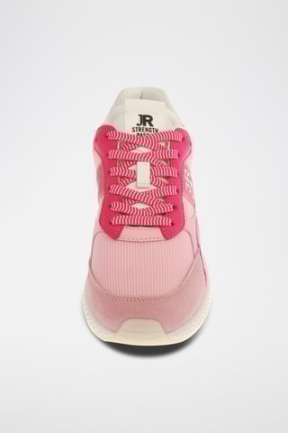 Sneakers en nubuck - Rose