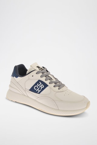 Sneakers en cuir - Beige