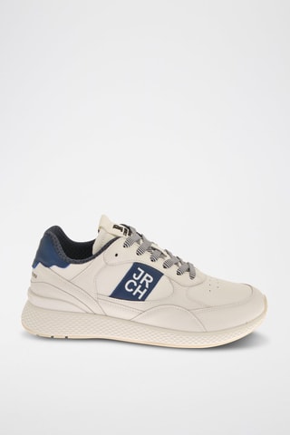 Sneakers en cuir - Beige