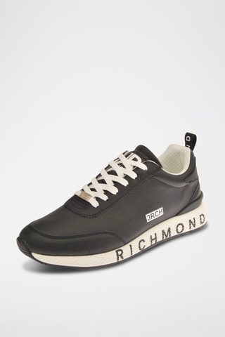 Sneakers en cuir - Noir