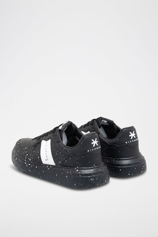 Sneakers de couro - Preto e branco