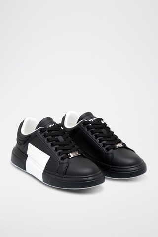 Sneakers en cuir - Noir et blanc