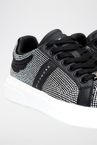 Sneakers en nubuck - Noir et blanc