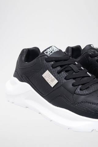 Sapatilhas em nobuck - Preto